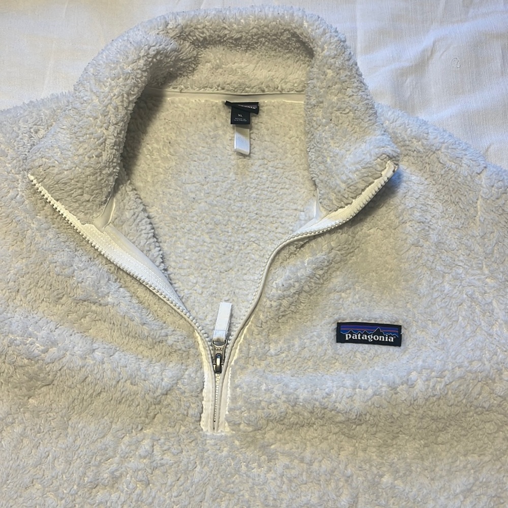 White Patagonia sweater